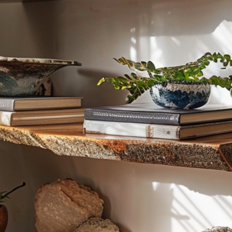 Floating Shelf Live Edge Shelves On Wall WFSHCH006