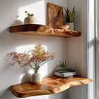 Walnut Live Edge Shelf Decor WFSHCH020