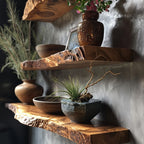 Walnut Live Edge Shelf Decor WFSHCH020