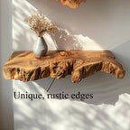 Floating Wall Shelf Live Edge WFSHCH012