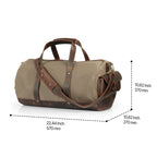 Personalized Handcrafted Top Grain Leather Weekender Bag, High-Quality Durable Canvas Travel Bag, Retro Style Duffel Bag for Men or Women