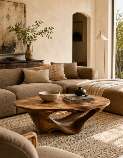 Farmhouse Coffee Table For Traditional Room Design CTHCH023