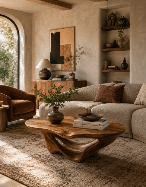 Farmhouse Coffee Table For Traditional Room Design CTHCH023