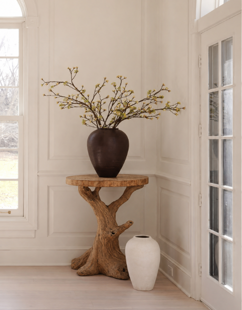 Modern Sculptural Side Table For Living Room ETHCH019