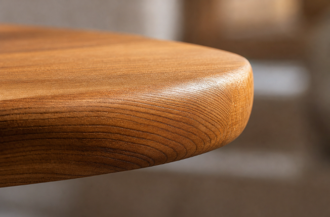 A foyer table with its own presence.
