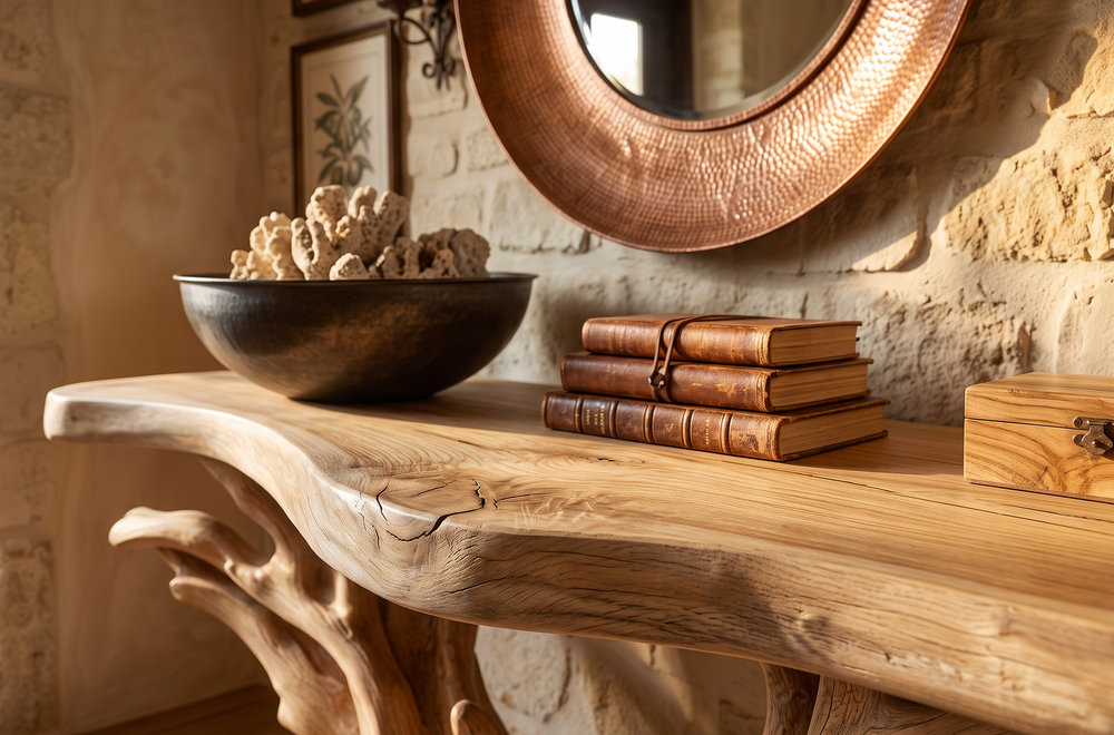 Visible wood grain