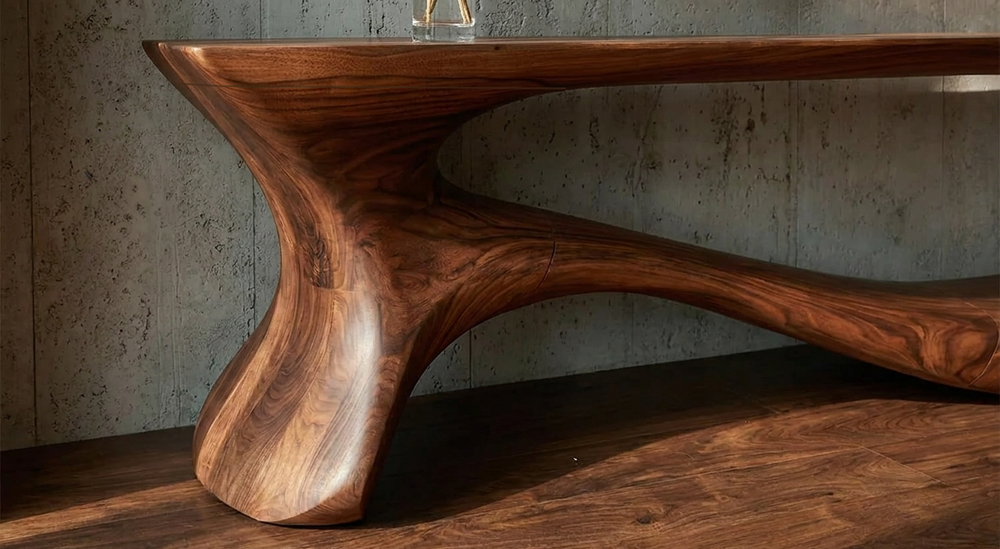 Visible wood grain