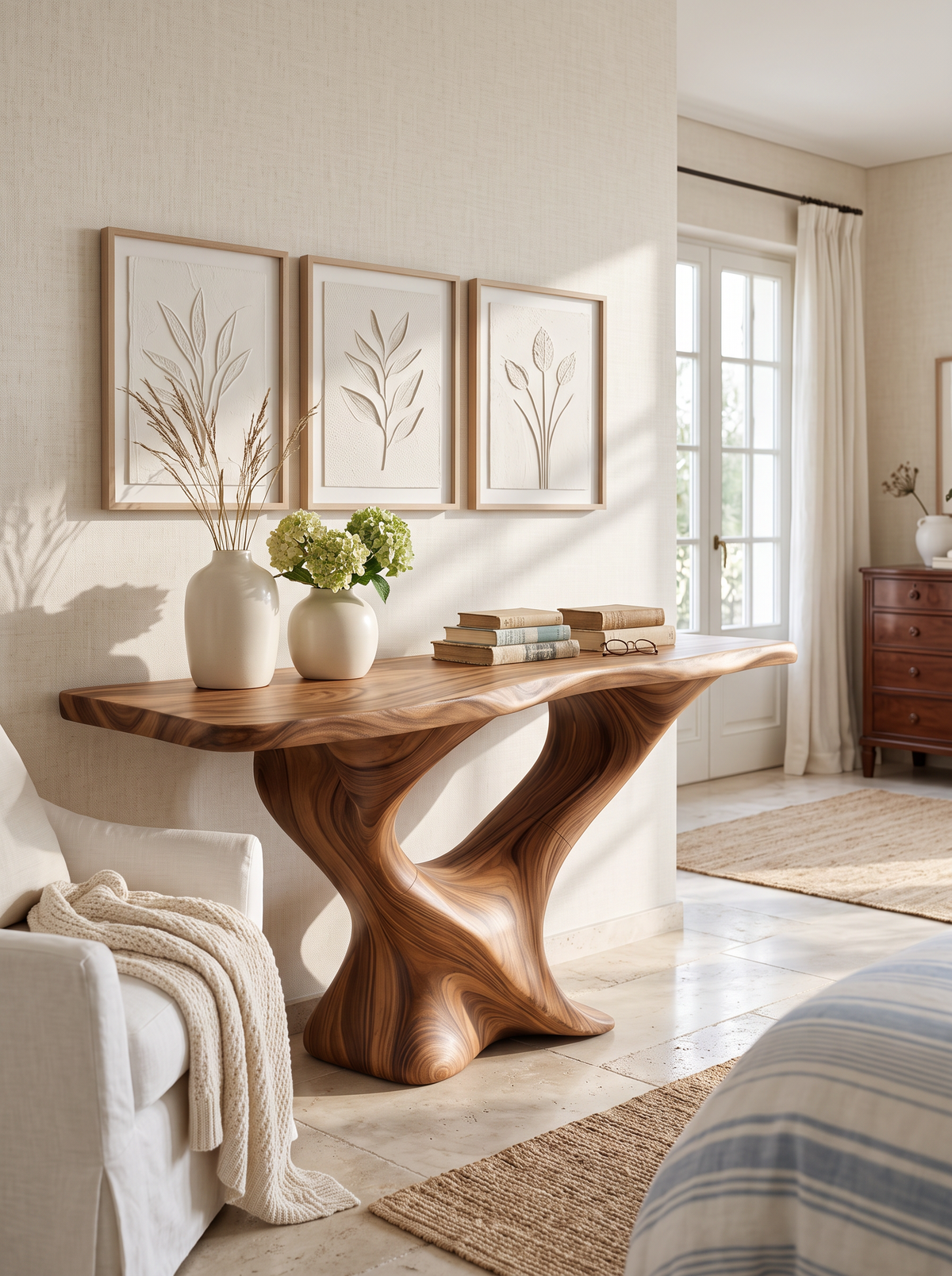 Narrow Console Table Side Table Unique Design CTHCH-020
