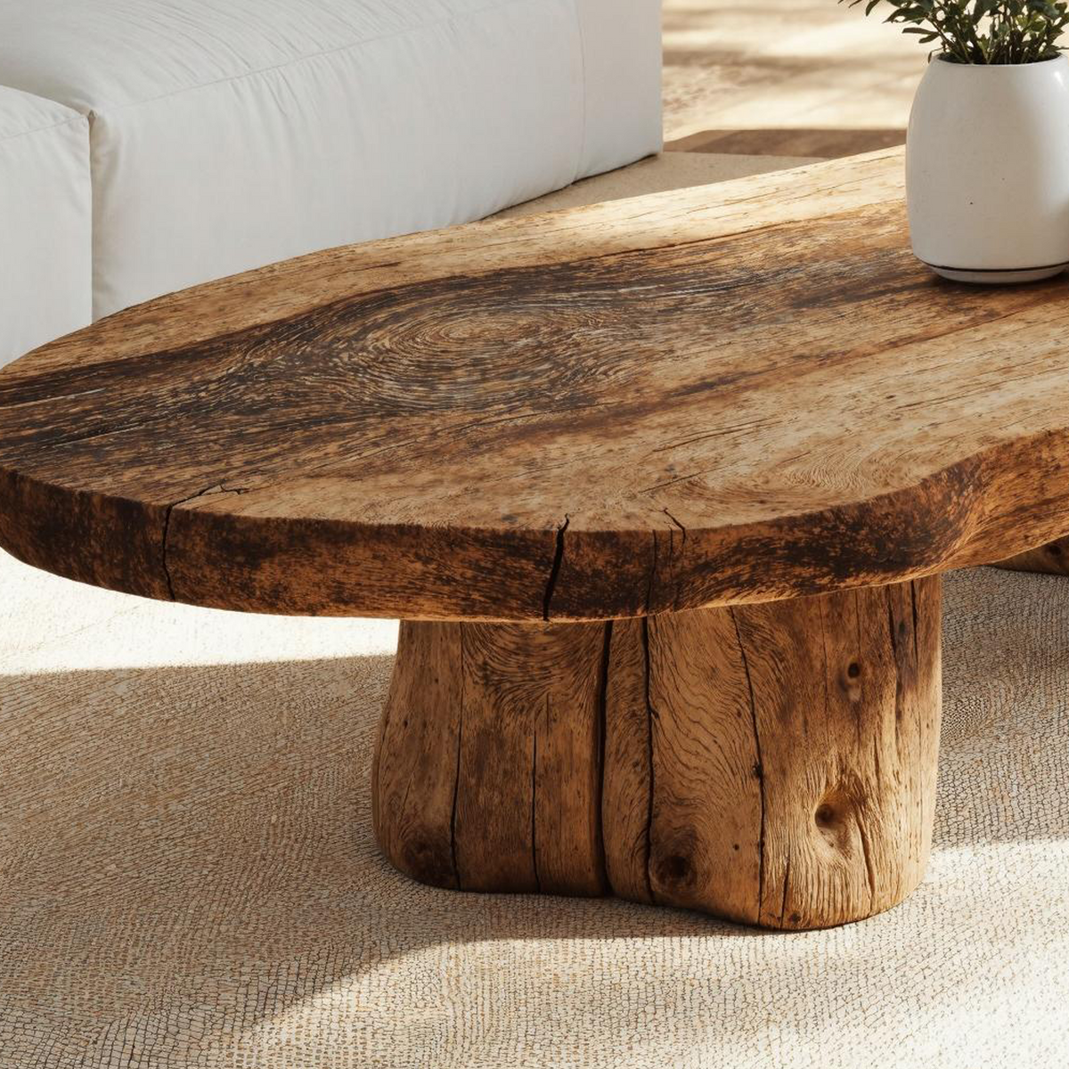 Vintage Style Wooden Coffee Table For Cozy Spaces CTHCH005