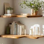 Handcrafted Corner Bookshelf Indoor Design Ideas CFSHCH005