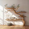 Tree Branch Floating Shelves Montessori Wall Mount Bookshelf