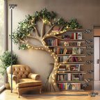 Tree Branch Bookshelf Floating Bookshelf Living Room