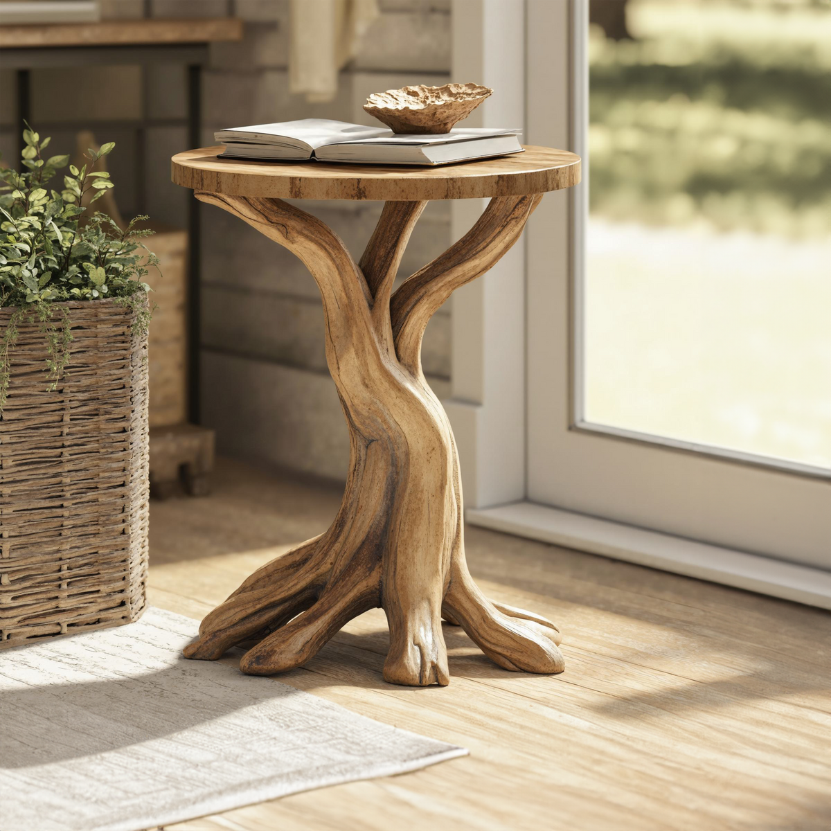 Farmhouse End Table Rustic End Table Home Decor ETHCH016
