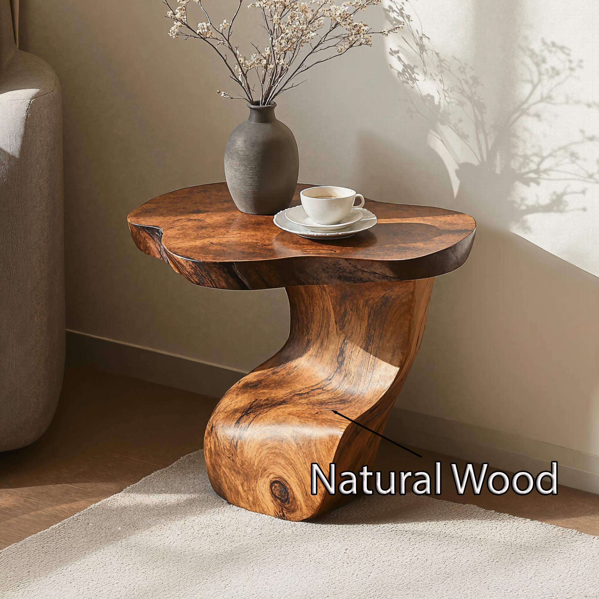 Modern Wood End Table For A Functional And Stylish Living Area ETHCH007