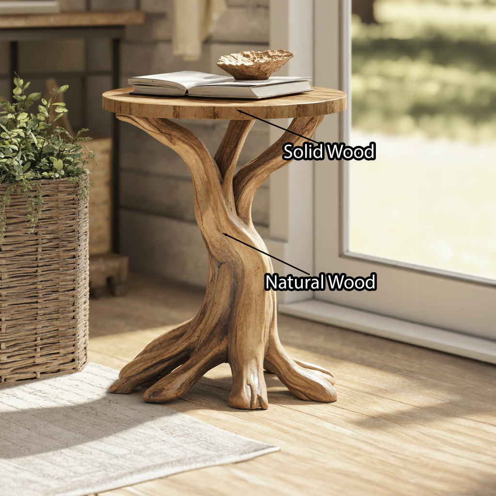 Farmhouse End Table Rustic End Table Home Decor ETHCH016