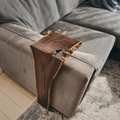 Rustic Farmhouse Sofa Armrest Table For Living Room Furniture ETHCH010