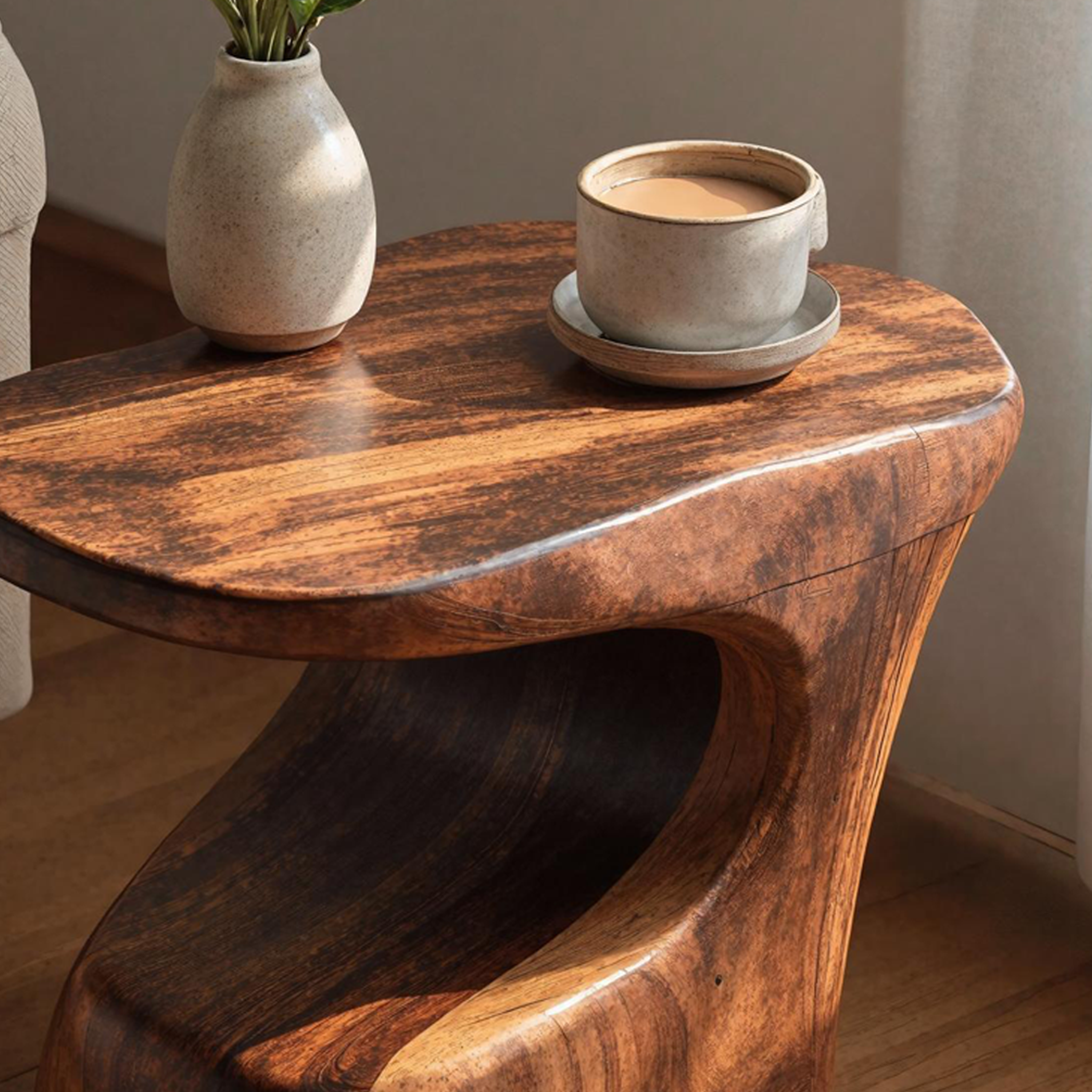 Mid Century Wooden End Table For Stylish Living Room ETHCH014