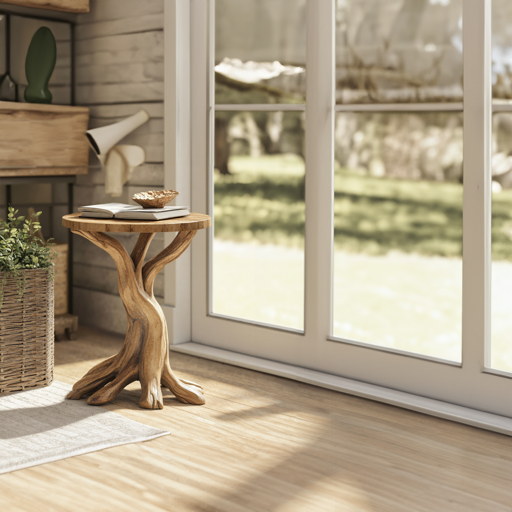 Farmhouse End Table Rustic End Table Home Decor ETHCH016