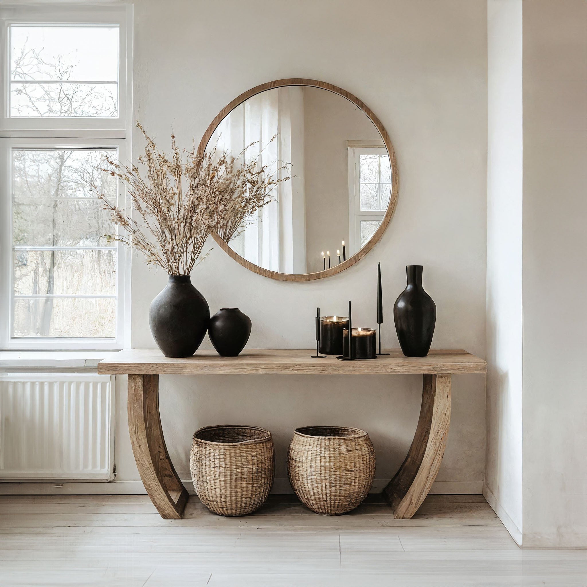 Woodworking Console Entryway Table Decor CTHCH-017