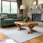 Wood Coffee Table For Living Room Home CTHCH012