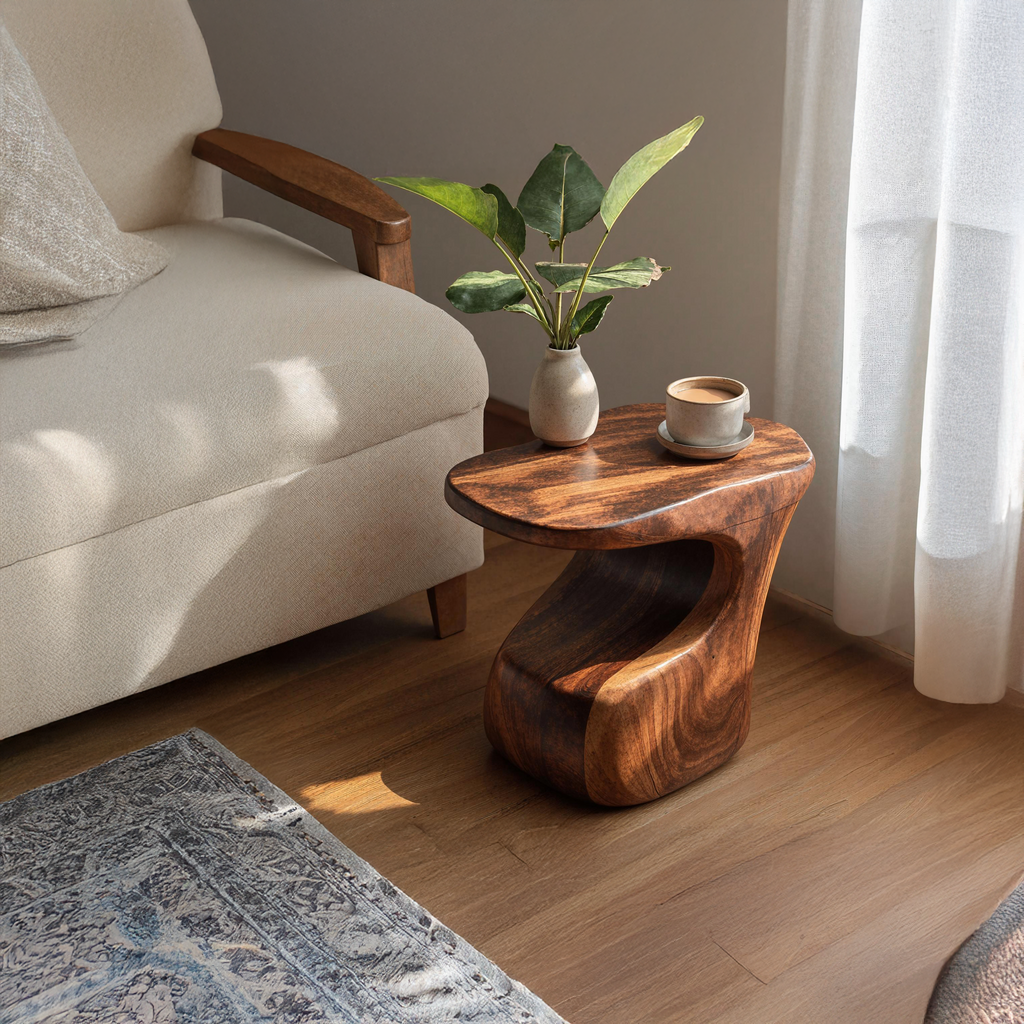 Mid Century Wooden End Table For Stylish Living Room ETHCH014
