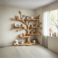 Tree Kids Bookshelf Natural Trees Handmade Baby Room Decor