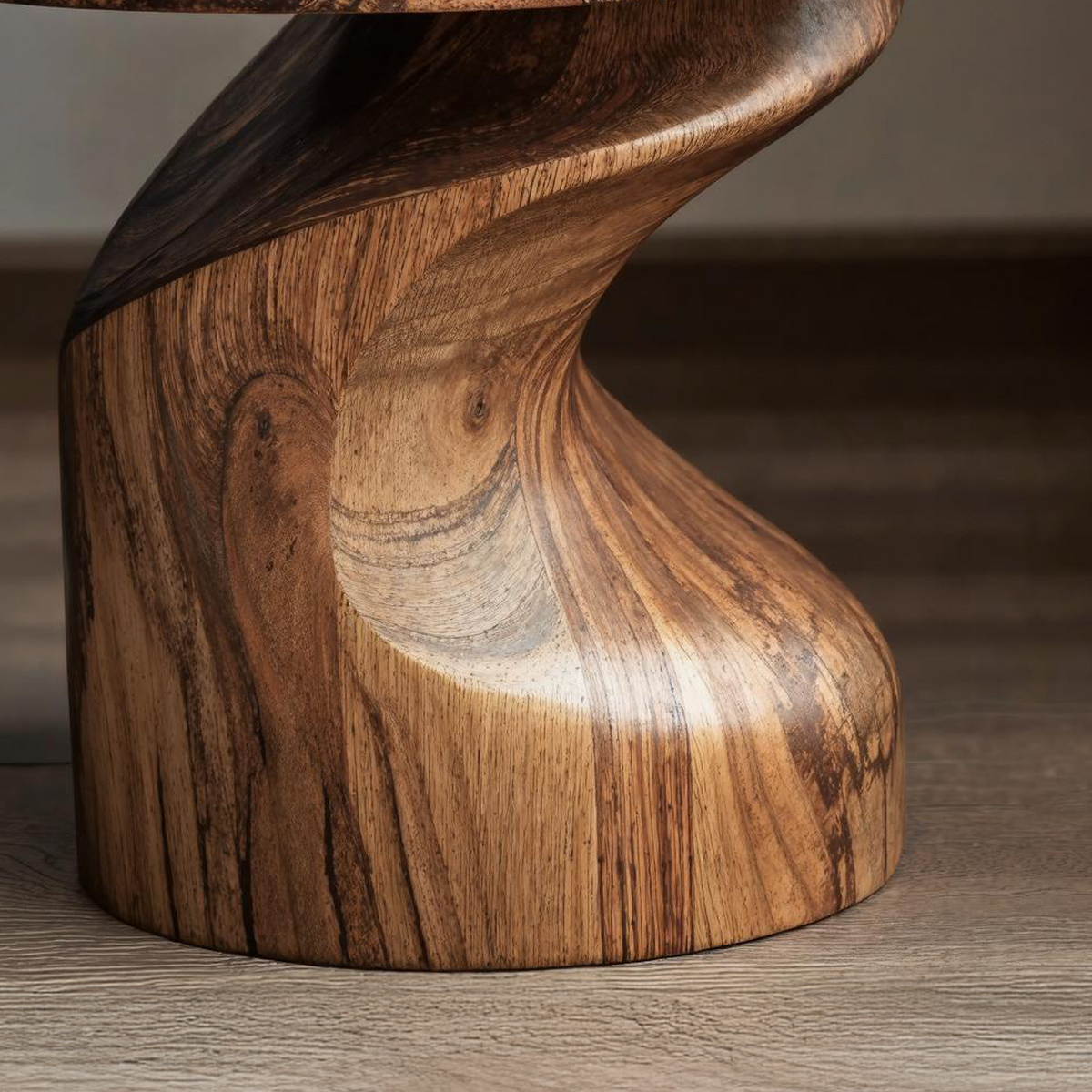 Handcrafted Wood End Table For Natural And Cozy Touch ETHCH004