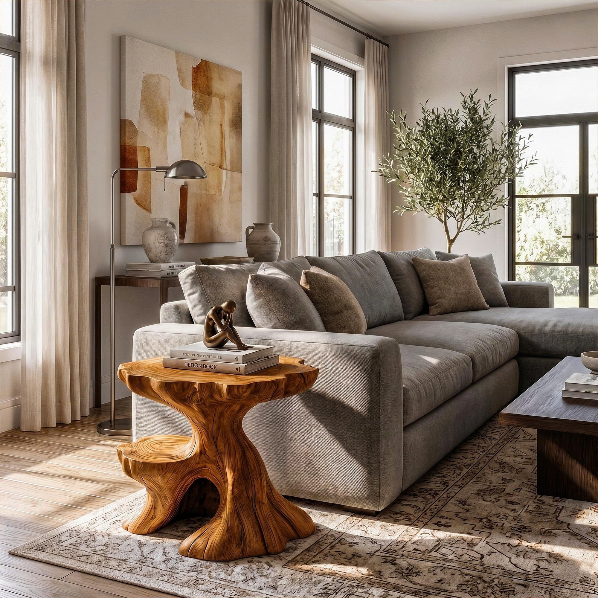 Farmhouse Side Table For Living Room And Bedroom ETHCH024