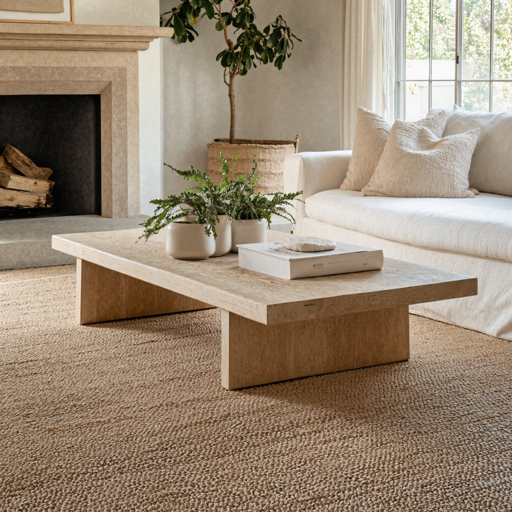Living Edge Oak Coffee Table CTHCH008