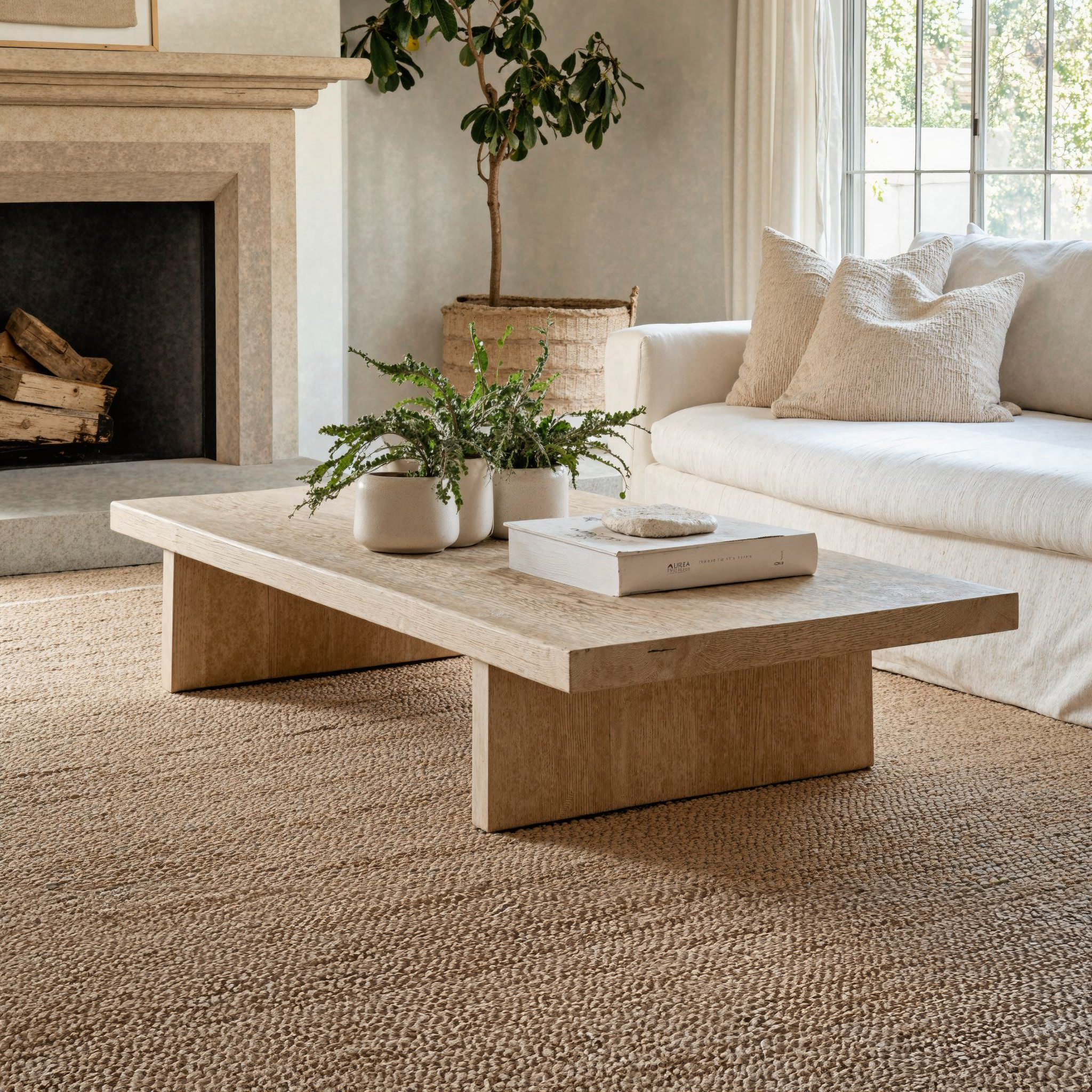 Living Edge Oak Coffee Table CTHCH008