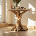 Reclaimed Wood End Table Living Edge Table Xmas Decor ETHCH002