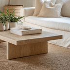 Living Edge Oak Coffee Table CTHCH008