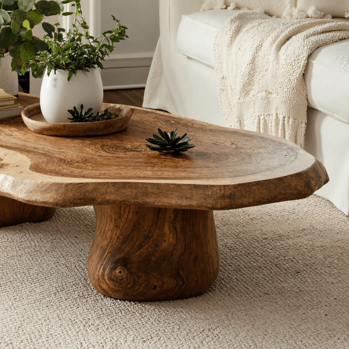 Modern Wood Coffee Table CTHCH001
